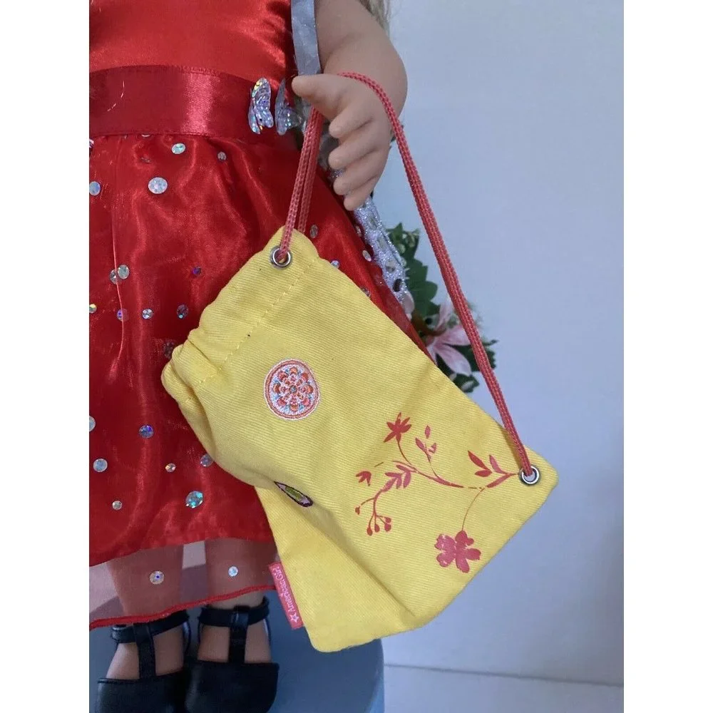American Girl Battat OG Doll Retired Accessory Yellow Backpack for Dolls 16